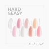 Claresa Żel budujący Hard&easy builder gel milky white 45g